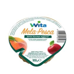 Purea Di Mela E Pesca Wita 100g