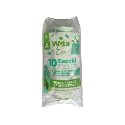 Wita Eco Biosacco Con Manico 10x12 L