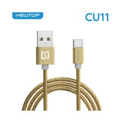 Cavo USB Type C Newtop CUII Steel 100 cm Oro