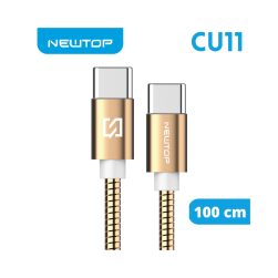 Cavo Type C Type C Newtop CUII Steel 100 cm Oro
