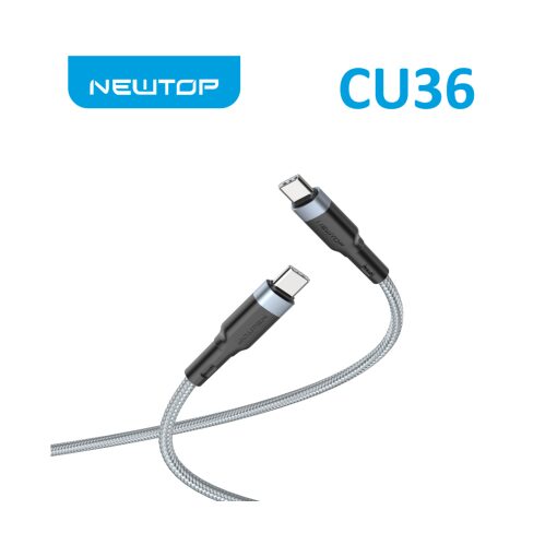 Cavo Type C Type C Newtop CU36 Nylon 100 cm Grigio