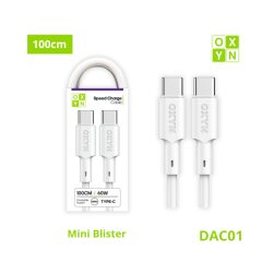 OXYN DAC01 Mini Blister Cavo Type-C Type-C 100cm 60W