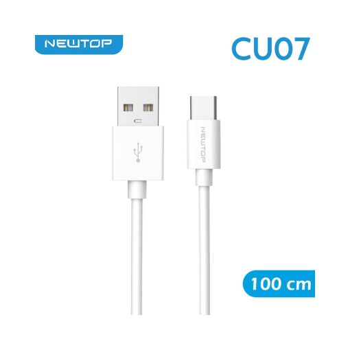 Newtop Cu07 Simply Cavo Usb Type C 100cm Bianco