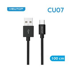Newtop Cu07 Simply Cavo Usb Type C 100cm Nero
