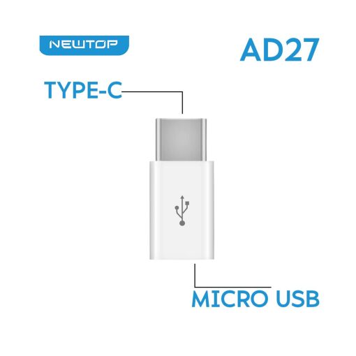 Newtop Ad27 Adattatore Da Micro USB A Type-C