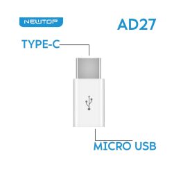 Newtop Ad27 Adattatore Da Micro USB A Type-C