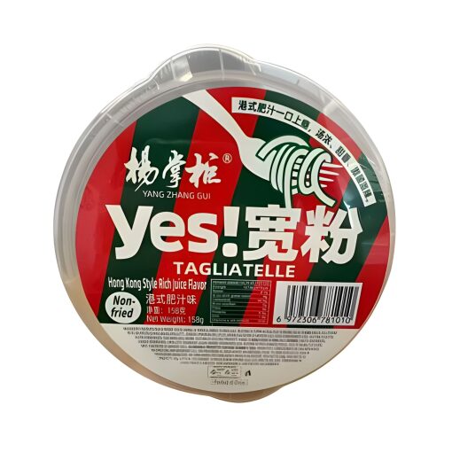 Tagliatelle Istantanee In Bicchiere Gusto Sugo Di Carne Hong Kong Style Yes 158g