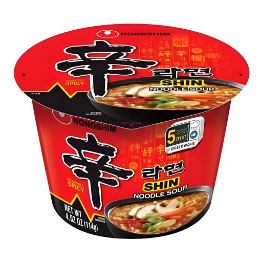Ramen Istantaneo Piccante Coreano Big Bowl Shin Ramyun Nongshim 114g