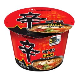 Ramen Istantaneo Piccante Coreano Big Bowl Shin Ramyun Nongshim 114g