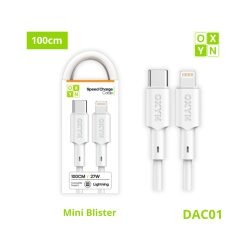 Cavo Type C Lightning OXIN DAC01 27W Mini Blister 100cm