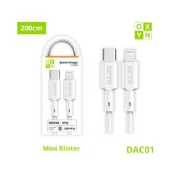 Cavo Type C Lightning OXIN DAC01 27W Mini Blister 200cm