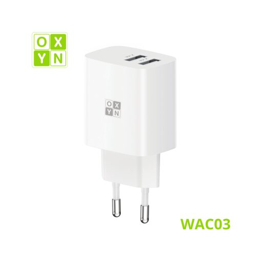 Caricatore Da Rete OXYN WAC03 Doppia Porta USB 2.4A