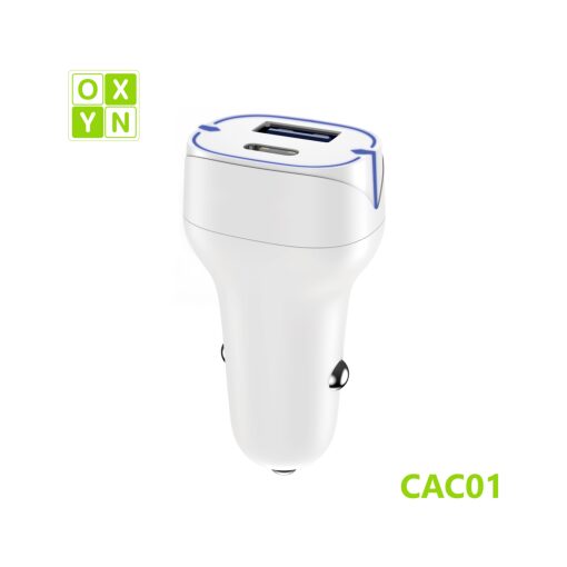 Caricatore Da Auto OXYN CACO1 QC3.0 + PD 38W