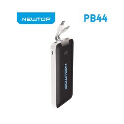 Power Bank Fast Charging 10000 mAh Con Cavi Integrati NEWTOP PB44