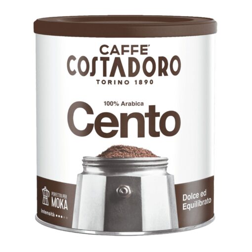 Costadoro Cento Caffè Macinato Per Moka Lattina 250g