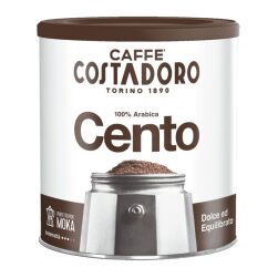 Costadoro Cento Caffè Macinato Per Moka Lattina 250g