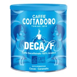 Costadoro Decaffeinato Caffè Macinato Per Moka Lattina 250g