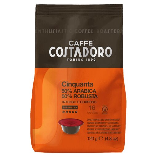 Capsule Compatibili A Modo Mio Cento Costadoro 16 Capsule 120 g