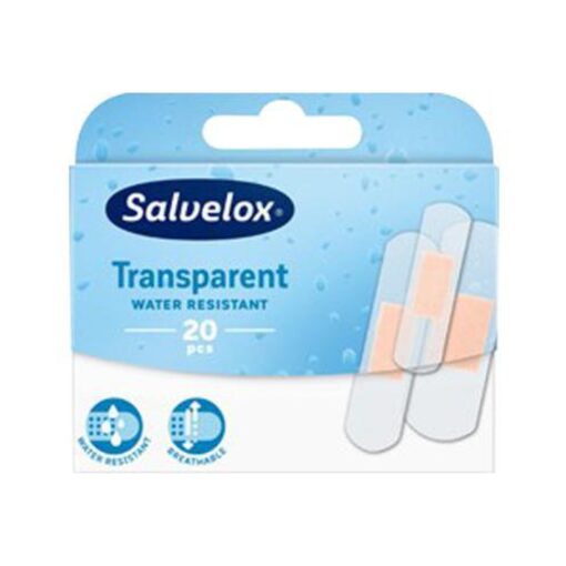 Salvelox Transparent Water Resistant 20 Pezzi