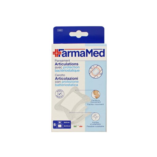FarmaMed Cerotto Articolazioni Con Protezione Batteriostatica 6 Pezzi