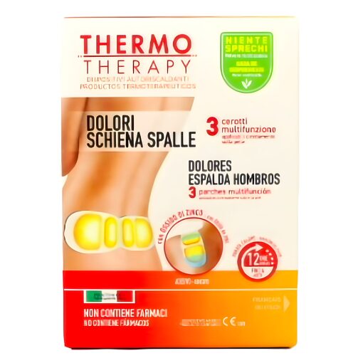 Thermo Therapy 3 Cerotti Autoriscaldanti Dolori Schiena Spalle