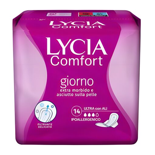 Lycia Comfort Giorno Assorbenti Anatomici Con Ali x14