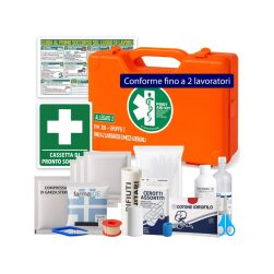 Valigetta Medica FARMA3 D.M. 388 Allegato 2 Fino a 2 Lavoratori