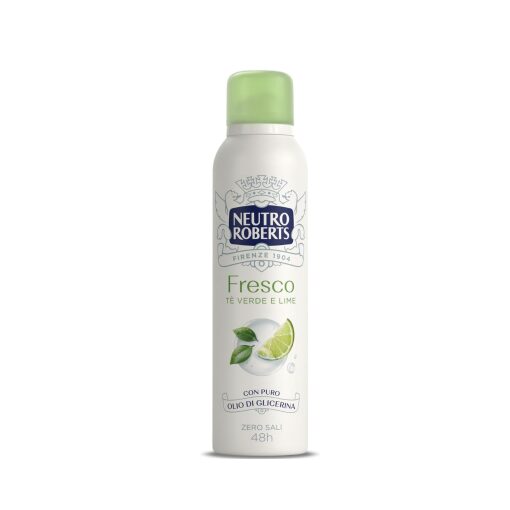 Deodorante Spray Neutro Roberts Fresco Tè Verde E Lime 150 ml