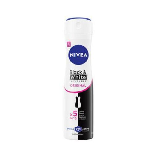 Deodorante Spray Donna Nivea Black & White Invisible Original 150ml