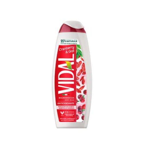 Bagnodoccia Vidal Cranberry & Goji Antiossidante 500ml