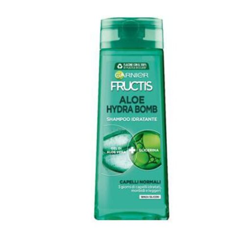 Shampoo Garnier Fructis Aloe Hydra Bomb Capelli Normali 250ml