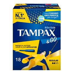 Tampax & Go Regular 18 Tamponi con Applicatore