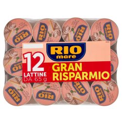 Rio Mare Tonno All’Olio Di Oliva 12 Lattine Da 65g