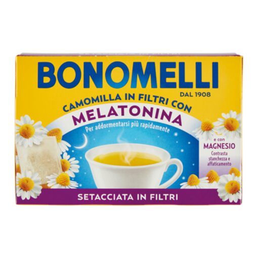 Bonomelli Camomilla Solubile Con Melatonina 16 Filtri 72g