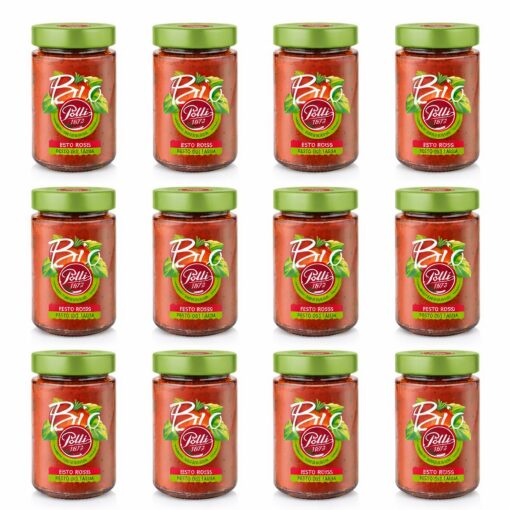 Pesto Rosso Bio Polli 190g CONFEZIONE DA 12