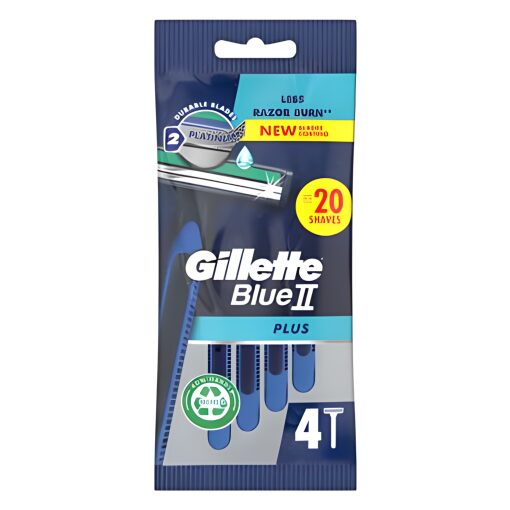 Gillette Blue II Plus Rasoi Usa E Getta 4 Pezzi