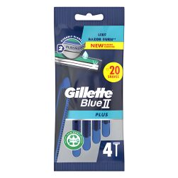 Gillette Blue II Plus Rasoi Usa E Getta 4 Pezzi