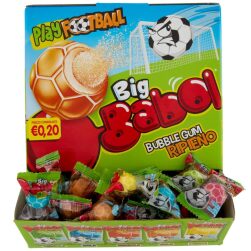 Big Babol Play Football Bubble Gum Ripieno 200 Pezzi