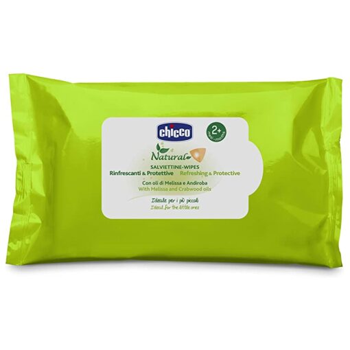 Salviettine Detergenti Naturali Con Melissa E Andiroba Chicco Naturale 20pz