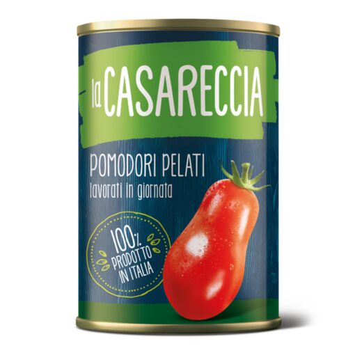 La Casareccia Pomodori Pelati 400 g - CONFEZIONE DA 24