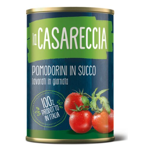 La Casareccia Pomodorini In Succo 400 g - CONFEZIONE DA 24