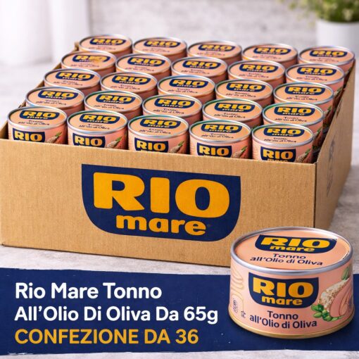 Rio Mare Tonno All’Olio Di Oliva Da 65g - CONFEZIONE DA 36