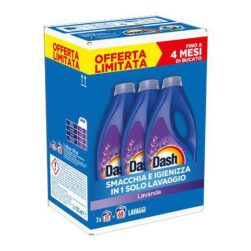 Dash Liquido Lavanda 3x23 Lavaggi Detersivo Bucato