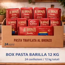 BOX PASTA BARILLA TRAFILATA AL BRONZO 12 KG