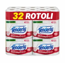 Tenderly Carta Igienica Kilometrica 32 Rotoli