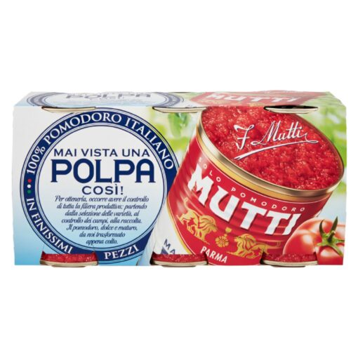 Polpa di Pomodoro Mutti 400 g x3 - CONFEZIONE DA 4