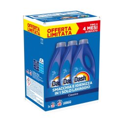 Dash Liquido Classico 3x23 Lavaggi Detersivo Bucato