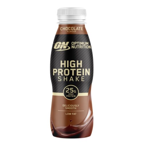 12 Confezioni di High Protein Shake Optimum Nutrition Cioccolato 330ml - SCADENZA 05/05/2026