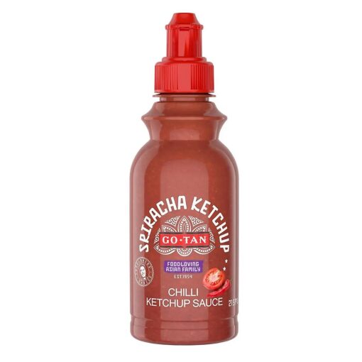6 Confezioni di Salsa Sriracha Ketchup Go-Tan 215ml