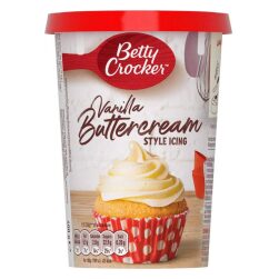6 Confezioni di Betty Crocker Crema Spalmabile Vaniglia Buttercream 400g